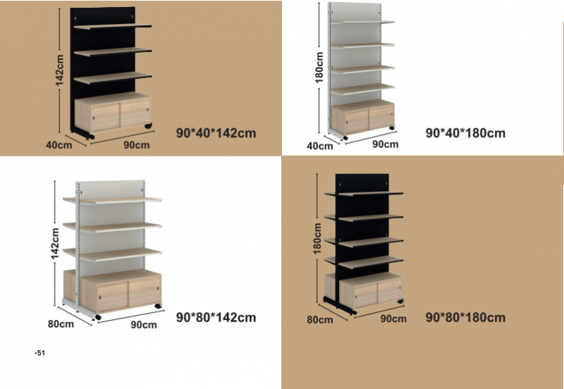 أسطوانات من الخشب + مكتبة